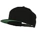 Wool Blend Prostyle Snapback Cap - Black W41S71B