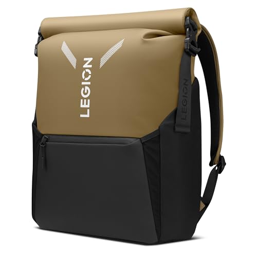 Lenovo Mochila para laptop Legion Gaming, GB500, capacidade expansível de até 25 L, serve para laptops de 16 polegadas, resistente à água