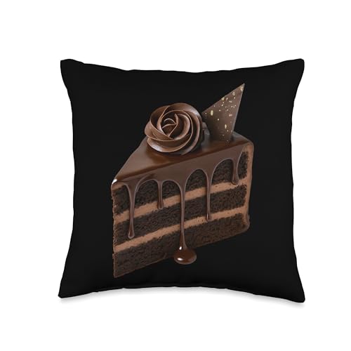 Chocolate Cake Throw Pillow