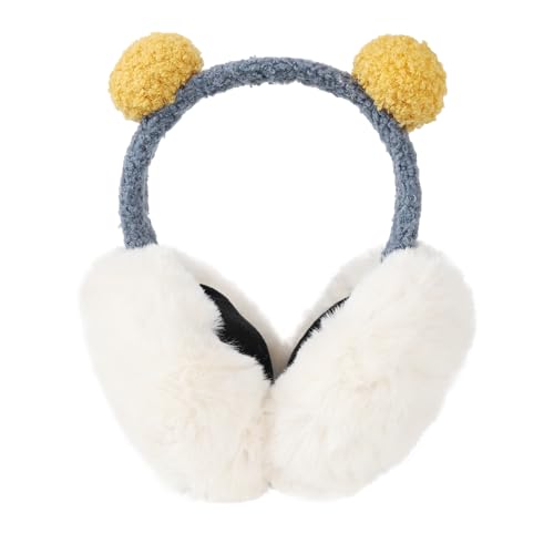 Surblue Unisex Winter Earmuffs Foldable Ear Warmers Fuzzy Cute Warm Ear Covers