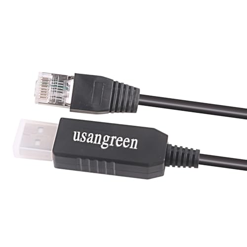 usangreen Cable de comunicación serie USB a RJ45 RS485 para inversores Deye/SunSynk/Sol-Ark, batería de almacenamiento BMS, cable BMS, monitoreo del estado de la batería, conexión/configuración de