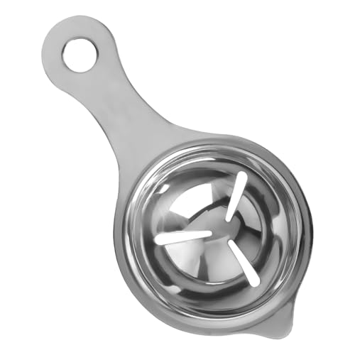 Bojueshaw Egg Liquid Separator,Stainless Steel Egg Yolk White Separator Filter,Kitchen Baking Tools Egg Extractor,Baking Assistant