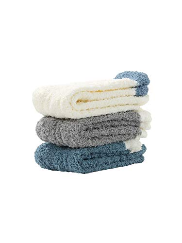 Image of American Trends Womens Winter Socks Fluffy Sleep Socks Fleece Fuzzy Socks Athletic Warm Socks Plush Cozy Socks