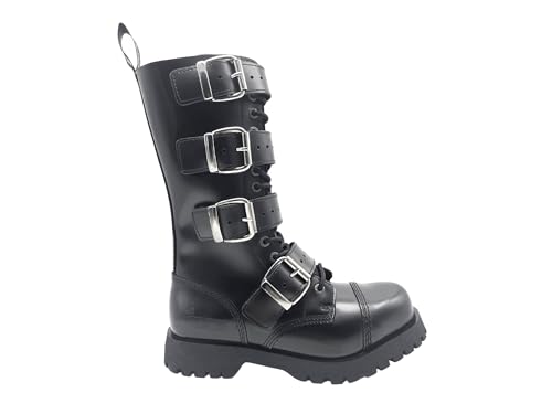 Bottes Ranger Army 14 trous avec 4 boucles de maintien et semelle crantée