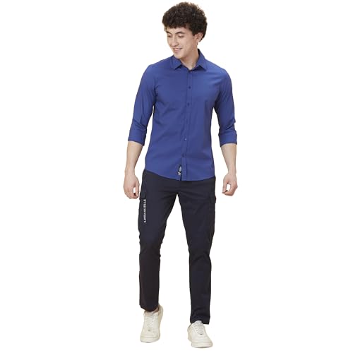 Image of Being Human Beige Cropped Fit Chinos for Men Clothing