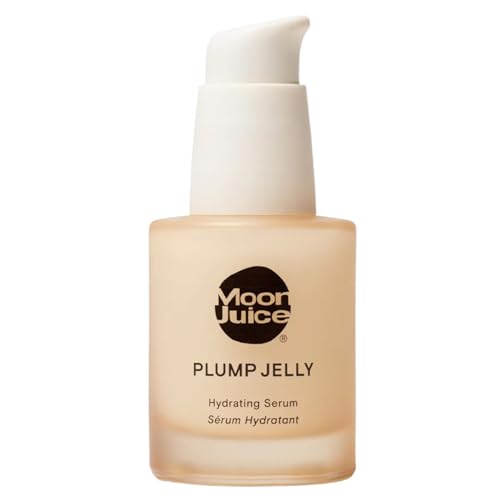 Moon Juice Plump Jelly Hyaluronic Acid Serum for Face - Hydrating Serum with Peptides & Mushrooms, Anti Aging Skincare for Dehydrated Skin, Barrier Support & Elasticity, Vegan & Cruelty-Free, 1 Fl oz
