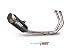 Mivv Scarico Completo 2x1 YAMAHA MT-07 2014 > GPpro STEEL BLACK ALTO/High...