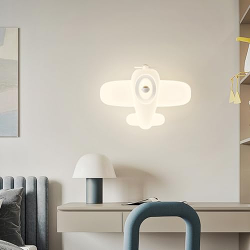 Aplique de avión infantil C con iluminación LED para dormitorio 3