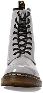Dr. Martens Women's 1460 W Patent Lamper 8 Eye Boot, Zinc Grey, 8 | Image 1