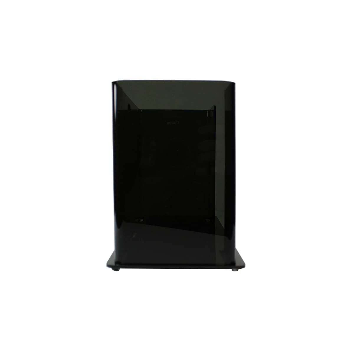 TrippNT Counter Top pulido acrílico plegado papel toalla dispensador en 3 colores: transparente, blanco o negro, 11 1/4 x 6 5/8 x 4 5/8 pulgadas WHD