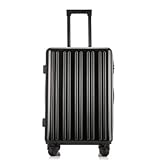 OM HOME Maleta de Viaje 57*36*22cm, Material ABS+PC, Cierre TSA, Rueda muda 360º Universal (Negro)