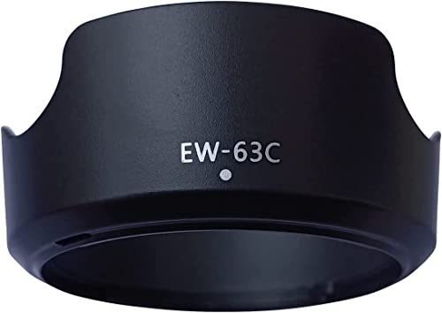 EW-63C Pare-Soleil d'objectif pour Canon EF-S 18-55mm f/3.5-5.6 est STM (ne Convient Pas à II),18-55mm F4-5.6 est Objectif STM,58mm Digital pour Canon EOS 4000D 2000D 1500D 1300D 1200D 90D 80D 90D Cover