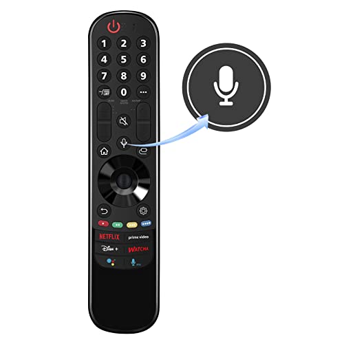 VINABTY MR21GC Replaced Voice Remote Control fit for LG Smart TV 43NANO75UPA 43UP7100ZUF 43UP7560AUD 43UP7700PUB 43UP8000PUA 50NANO75UPA 50NANO77ZPA 50NANO80UPA 50NANO85APA(No NFC function) - Image 2
