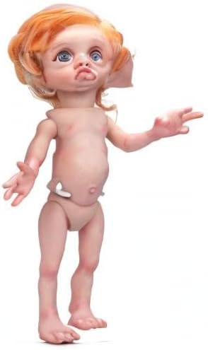 Miniatura 4 de Pinky Reborn Muñeca elfo de 17 pulgadas, hecha a mano, muñeca de elfo de hada, de cuerpo completo, de silicona, para arte, coleccionable, juguete de