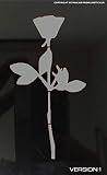 2er Set Rose Bowl Depeche Mode Car Decor Violator DM Sticker Aufkleber Tattoo Folie (Silber)