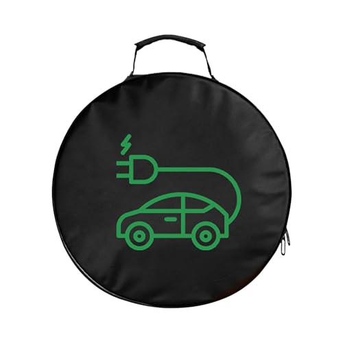 Bolsa de cable para vehículo eléctrico, bolsa de almacenamiento de cable de cargador de coche eléctrico con asa, cables de extensión EV, bolsillo...