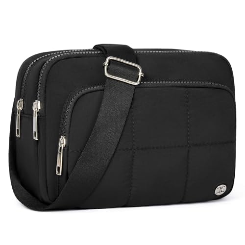 Telena 3-Zip Crossbody Bags for Women Anti Theft Cross Body Bag for Woman Travel Everyday Use Black by Telena - Used condition - US$21.30