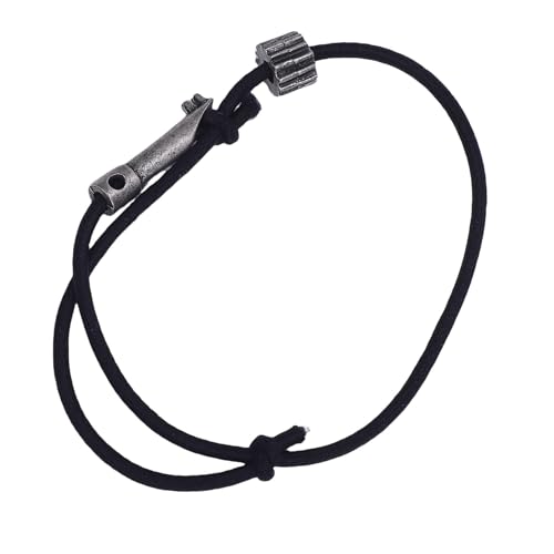 Haofy Bracelet de Survie incassable: 5 Outil de Sauvetage d'urgence de Fonction (Coupe-Courroie de Disjoncteur en Verre), EDC en Caoutchouc Durable pour L'auto-Sauvetage des