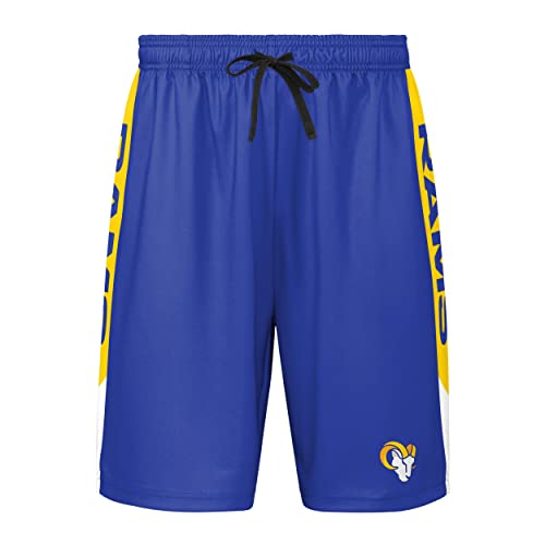 Image of FOCO NFL Mens NFL Team Logo Side Stripe Training Shorts