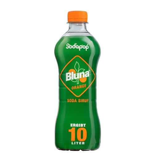 Sodapop Sirup Bluna Orange, schnell & einfach zubereitet, 1 Flasche ergibt 10 L Fertiggetränk, 500 ml