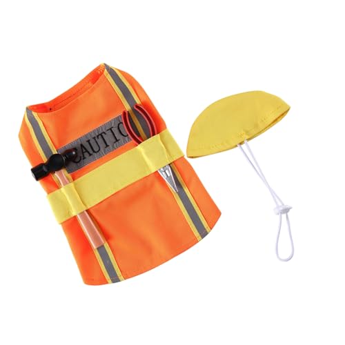 Disfraz para Cachorros Resistente Naranja M
