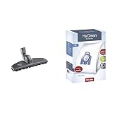 Miele Original Zubehör – Parquet Twister Bodenbürste – für empfindliche Hartholzböden – Schwarz (7155710) & Original Zubehör – HyClean 3D Efficiency GN Staubsaugerbeutel (9917730)