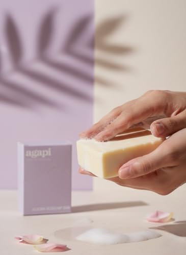 Image of Agapi Sikkim | Handcrafted Jojoba & Rosehip Bar 110g - Nourishing & Hydrating, Rich in Vitamins & Antioxidants, Improves Skin Texture, Anti-Aging, Gentle, Soothes & Calms, Eco-Friendly, Subtle Fresh Fragrance