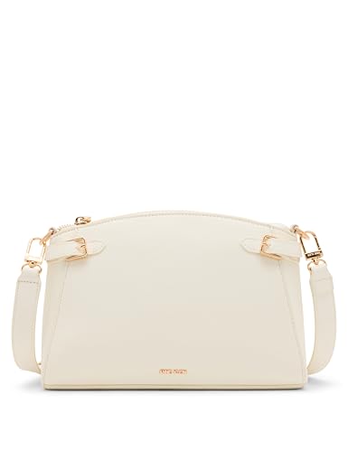 Sac bandoulière femme Anne Klein blanc petit sac dôme zippé