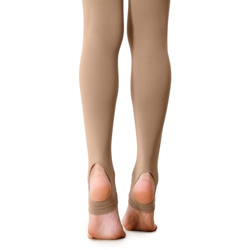 American Trends Dance Tights for Girls Ballet Tights Stirrup Soft Soft Leggings2