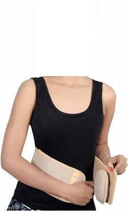 Spandex Umbilical Hernia Belt Hernia Support Brace With Removable Compression Pad Navel Hernia Pain Relief For Men & Women | Size- (30-36 Inches), Beige Colour|, M (B0BZYV87WR) Amazon Price History, Amazon Price Tracker
