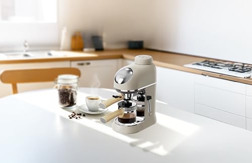 Image of Westinghouse Espresso Coffee Maker 800 W | 5 Bar Pump Pressure - Milk Frother Included | Fast Heating | Home Espresso Machine | Compact 240 ml Water Tank | Detachable Drip Tray (WKCMF2012)