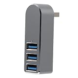 Adaptateur USB multiple : la souris et du clavier n'est pas retardée ou bloquée, hub USB rotatif