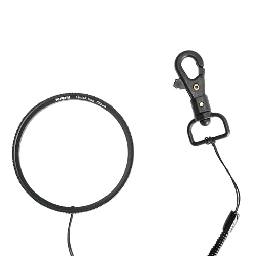 KANI 55mm �t�B���^�[�N�C�b�N�����[�X Quick ring �E���h�~�t�b�N�t �������� �˂����ݕs�v �t�B���^�[�A�N�Z�T�� �A���~�� 815163