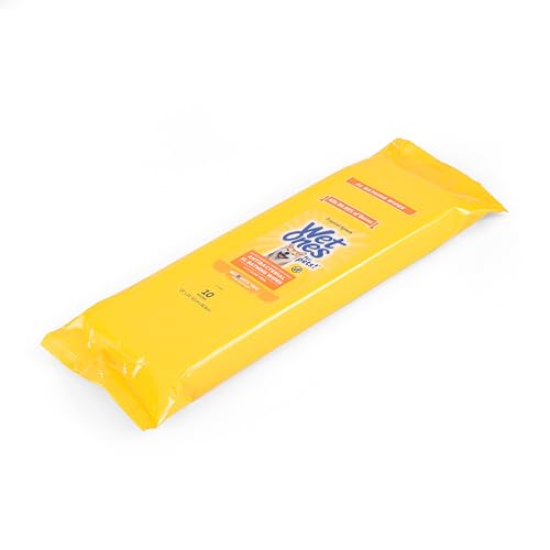 Image of Wet Ones for Pets Multipurpose Dog Wipes with Aloe Vera, Tropical Splash Scent - Extra Large Pet Bathing Wipes with Wet Lock Seal for Paws and All-Over Use, 10 Count - 3 Pack