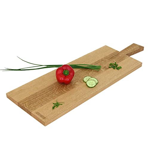 Continenta Schneidebrett mit Griff, Eiche, ca. 70 x 23 x 2,2 cm | CON-04104000 | 4017167410401