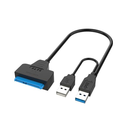 Cable adaptador SATA a USB 3.0/2.0 para disco SSD 2.5 pulg