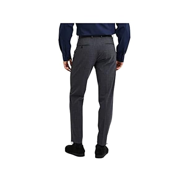 SELECTED HOMME herr Kostymbyxor Slhslim-josh Grey Blu Chk Trs Adv B Noos