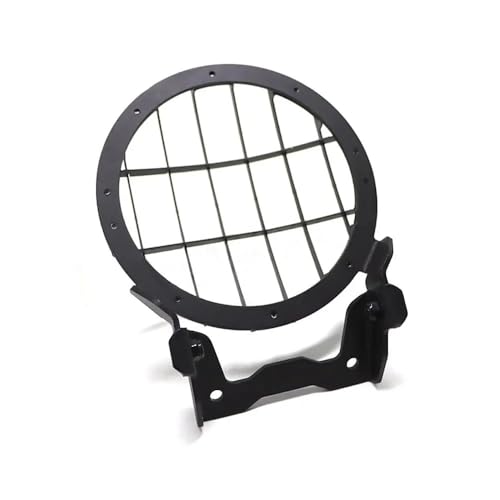 Grille Phare Moto pour 450CLC | Protection Calandre en Acier Noir Robuste - 5