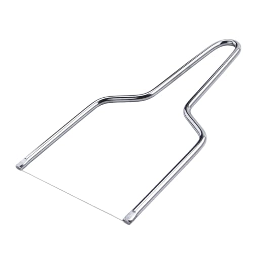 OFFSCH 5Pcs Stainless Steel Cheese Slicer Multi Functional Butter Cutting Board Kitchenware for Home Bakery Use Ergonomic Handle for Cheese Butter and Bread Cutting