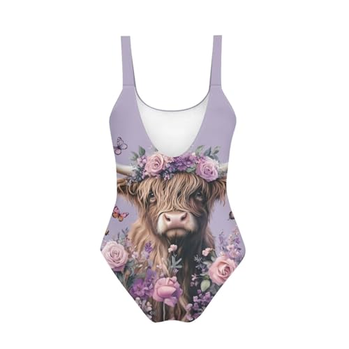 Image of Uourmeti Girls' One-Piece Swimwear Halter Bathing Suit Big Kids Summer Beach Swim Suits Swimming Wear