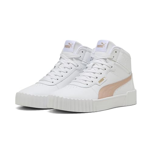 Puma Carina 2.0 MidSneaker para Mujer, 3 0 Oro Blanco, 36 EU
