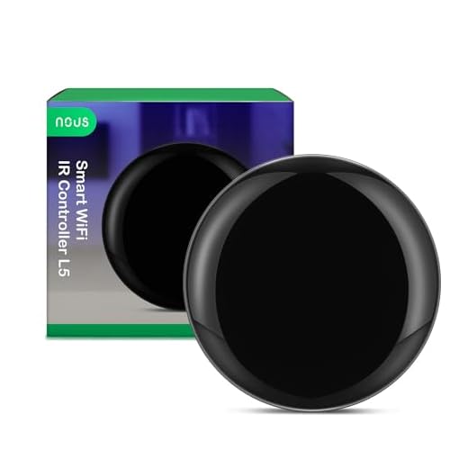 Nous L5 Transmisor de Infrarrojos Tuya Smart Life Hub, Dispositivos Google Home, Dispositivos compatibles con Alexa, Mando a Distancia Wi-Fi, Dispositivos, Mando a Distancia, 2.4 GH