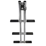 Telescopic Boat Ladder, XK Marine Stainless Steel 3 Step Telescoping Dive Ladder, Transom Dual Vertical Ladder