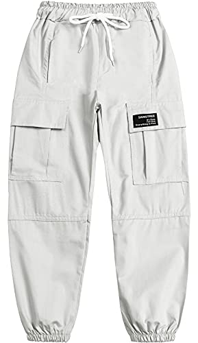 Image of SANGTREE Girls & Womens Drawstring Cargo Jogger Pants,3 Years - Women 3XL