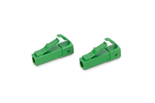 Cable de fibra óptica preconfeccionado OS2 con conector LC-APC blanco 5