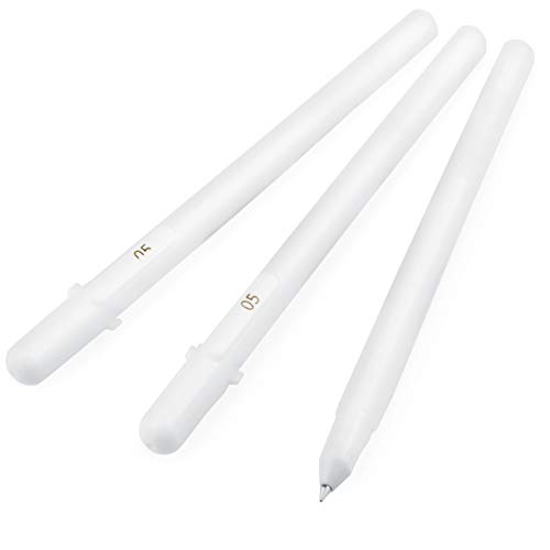 Bolígrafos Sakura Gelly Roll Gel Blancos x3 miniatura 1