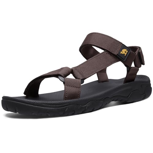 CAMELSPORTS Men's Hiking Sandals Open Toe Outdoor Beach Sandal Waterproof Sport Sandals Water Shoes for Athletic Walking
