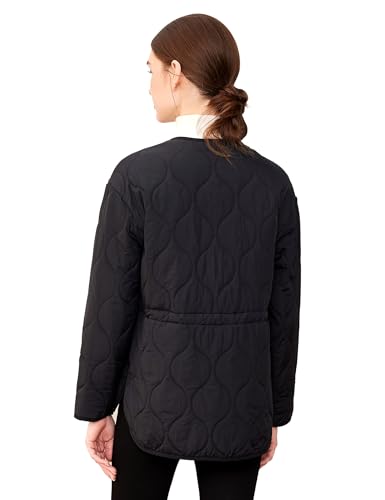 ROYAL MATRIX Women's Quilted Jacket Lightweight and Padded Trendy Coat Button Down Jacket with Pockets3