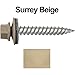 Stainless Steel Metal Roofing Screw: Surrey Beige (250) 12 x 1-1/2
