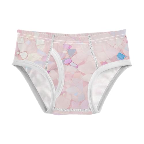 KLL Pink Glitter Texture Toddler Boy Soft Underwear Briefs Breathable Children Panties